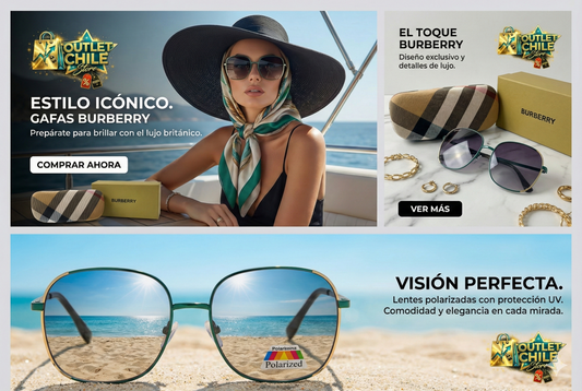 Elegancia y Lujo en tu Mirada - Lentes de Sol Burberry Diseño Exclusivo con Protección UV400